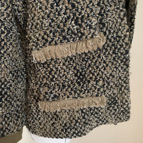 NWT Vintage 60s Saks Fifth Ave Classic Jacket Nubby Knit Blazer Open Front - Picture 9 of 12